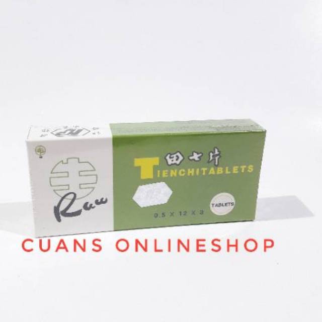 TienChi Tablets Tien Chi Tablet Obat Sirkulasi Darah Kolesterol 36's