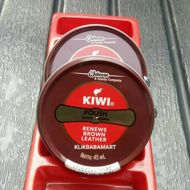 Jual Semir Sepatu Coklat Kiwi Original 45Ml | Shopee Indonesia