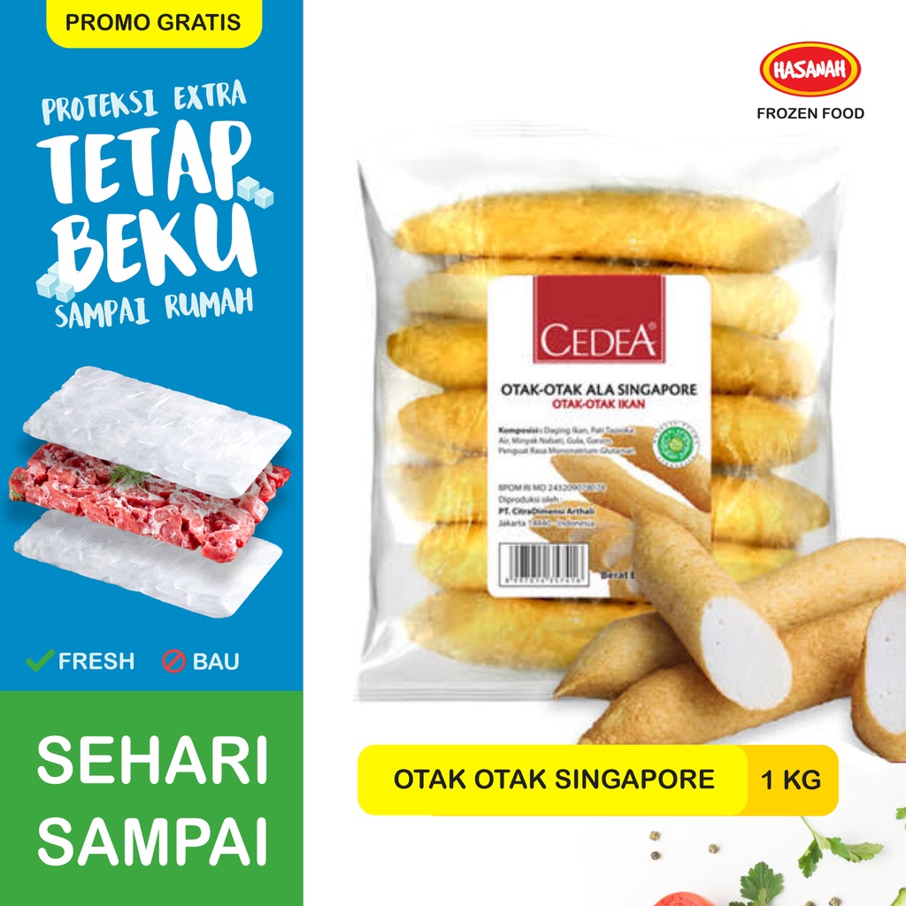 Jual Otak Otak Singapur Cedea 500 Gr Fish Cake Frozen Food Shopee