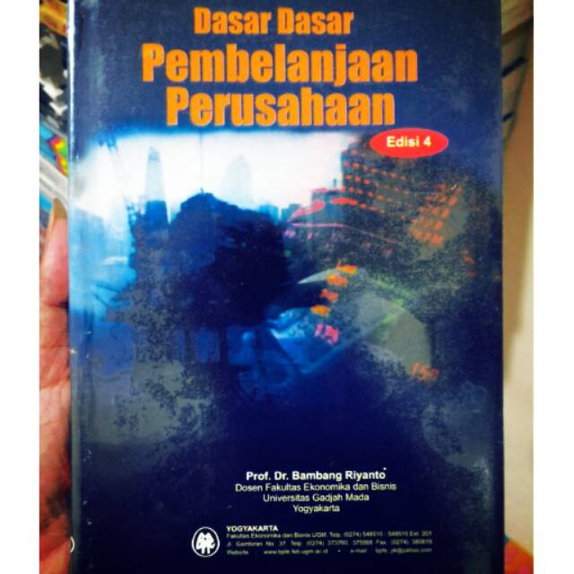 Jual DasarDasar Pembelanjaan Perusahaan by Bambang Riyanto Indonesia