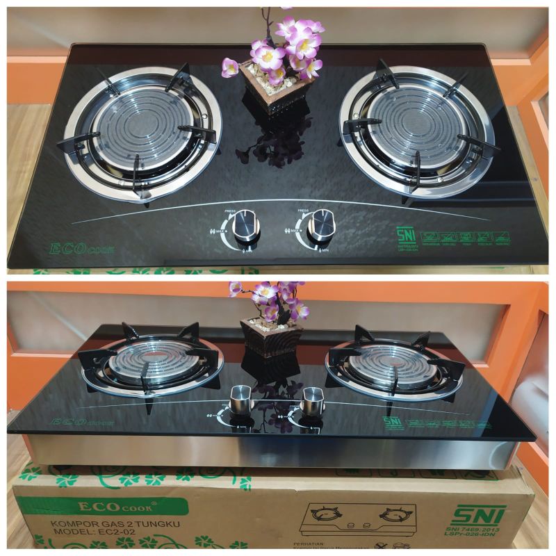 Jual Kompor Tanam Eco Cook 2 Tungku Api Bara EC202 Shopee Indonesia