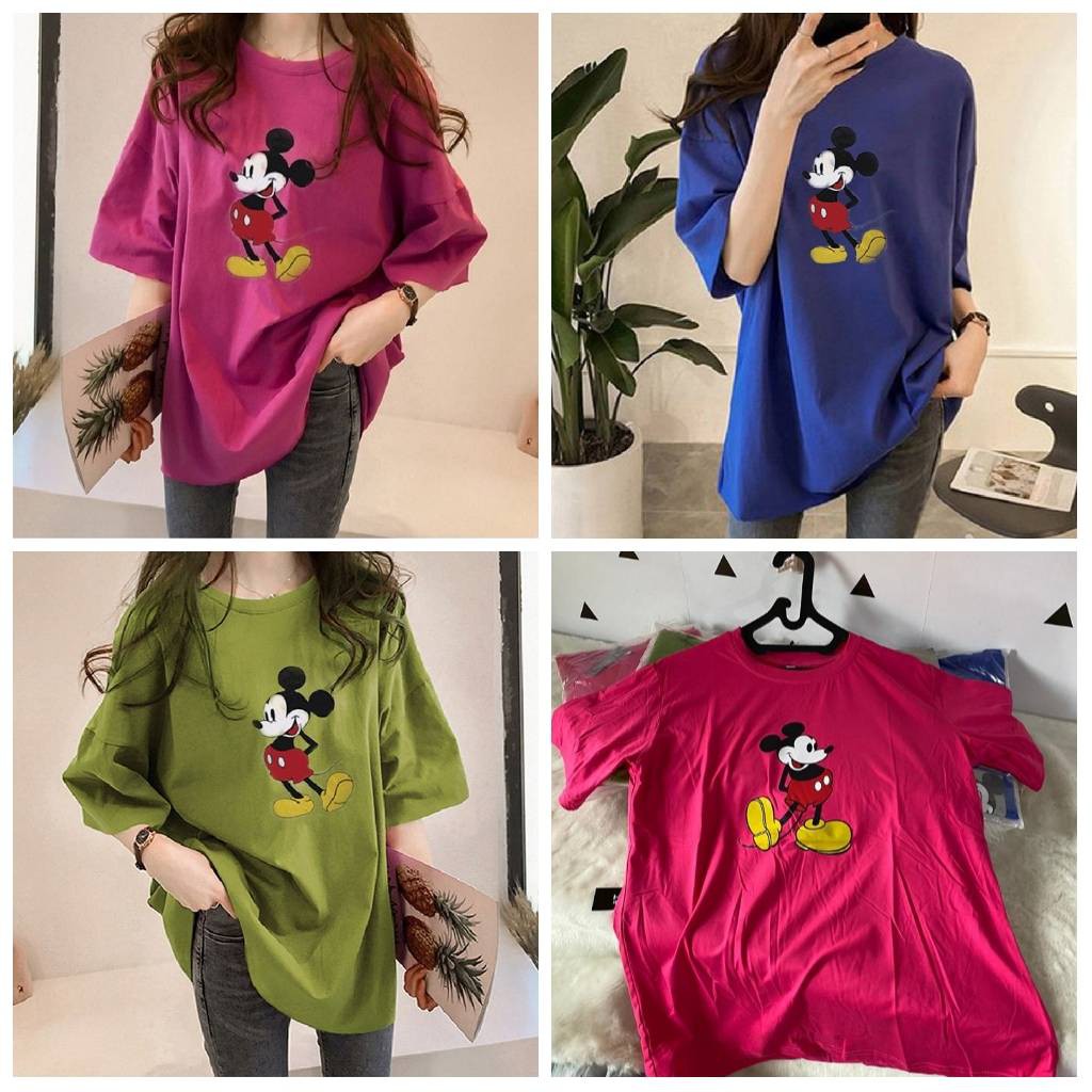 BISA COD BAJU WANITA CEWEK CWE REMAJA KOREA IMPORT MICKEY