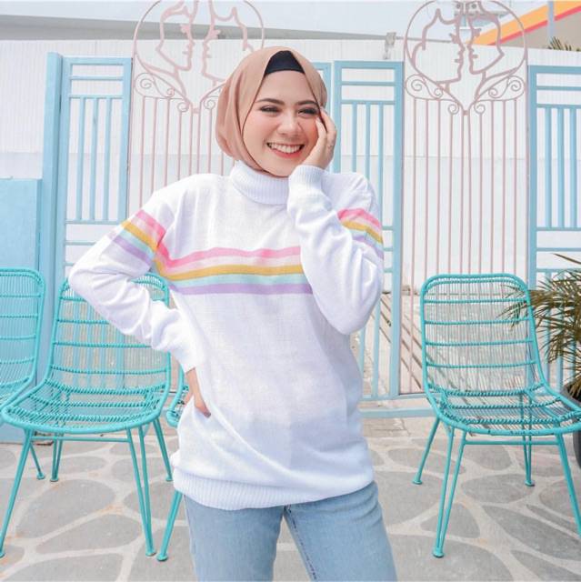 Ootd Hijab Cardigan Rajut Hijab Muslimah