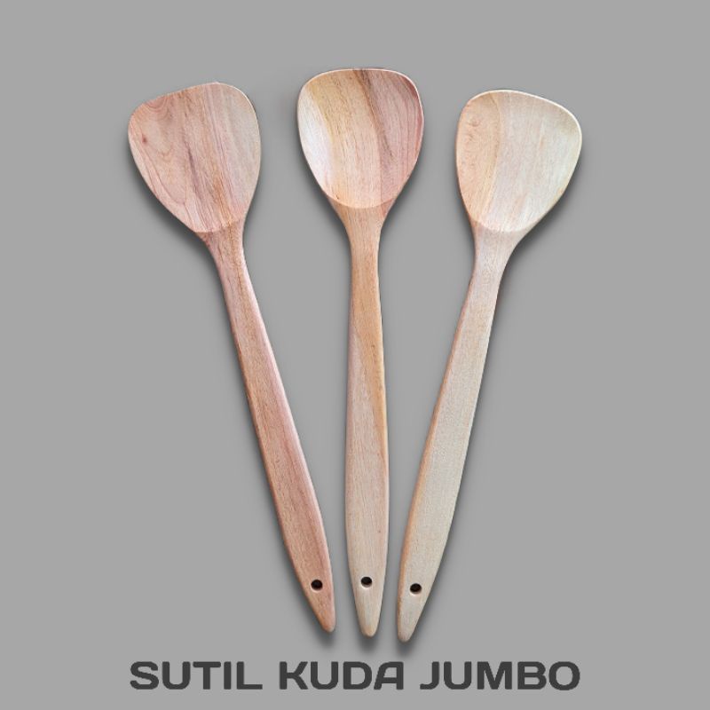 Jual Spatula kayu jumbo / sutil kuda / spatula kayu Shopee Indonesia
