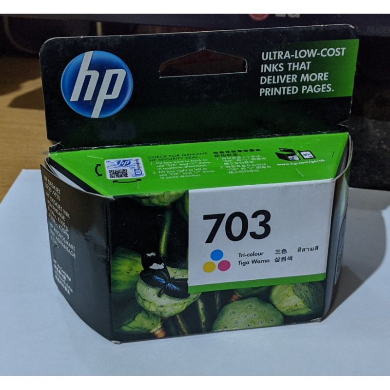 Jual Tinta printer catridge hp 703 tricolor original FOR Printer HP