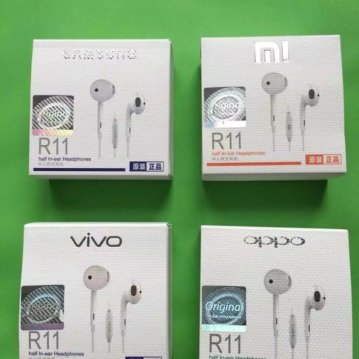 HANDSFREE BRANDED R11 ( SUARA JOSS HARGA MURAH ) Shopee