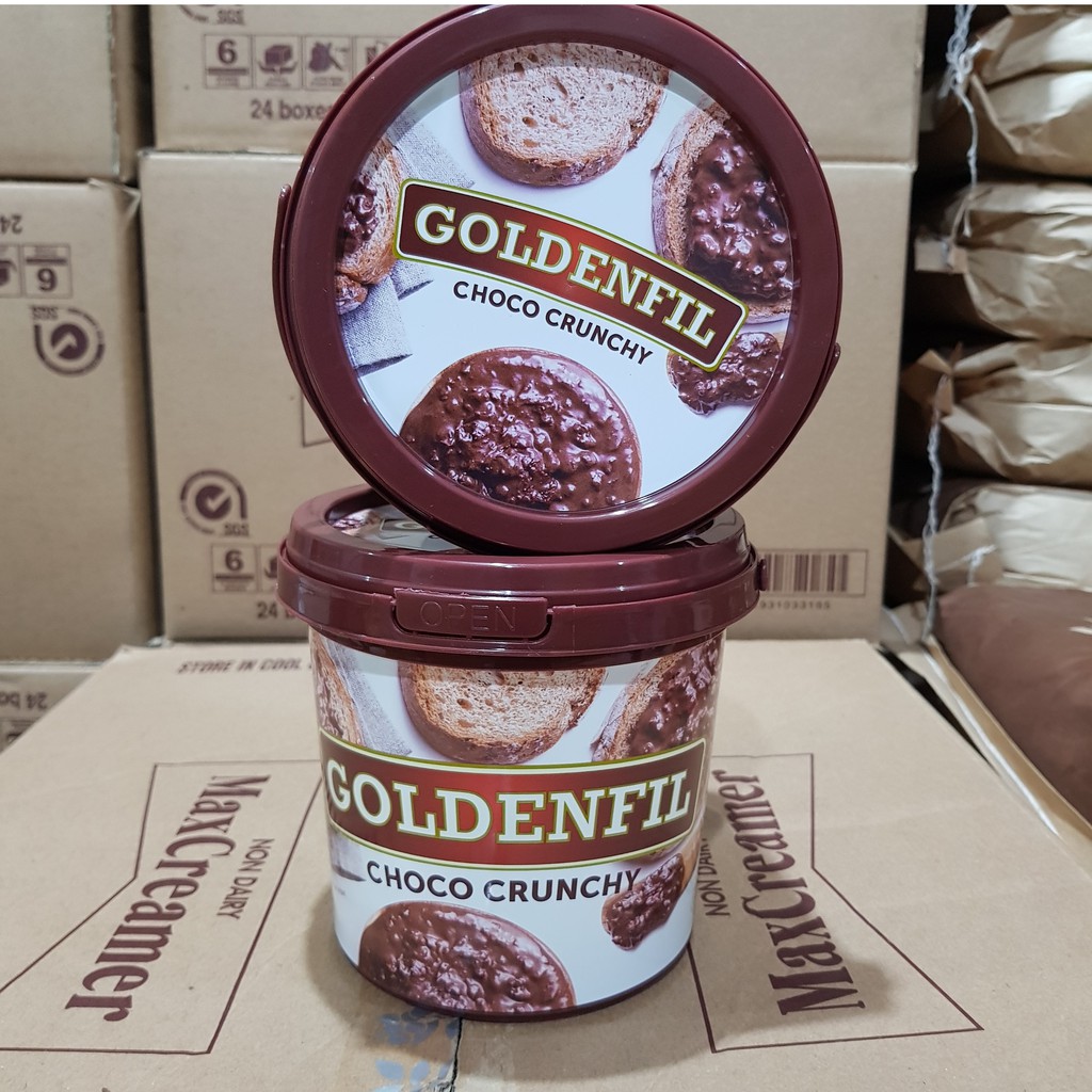 Jual Goldenfil Choco Crunchy 1 Kg Selai Coklat Malt | Shopee Indonesia