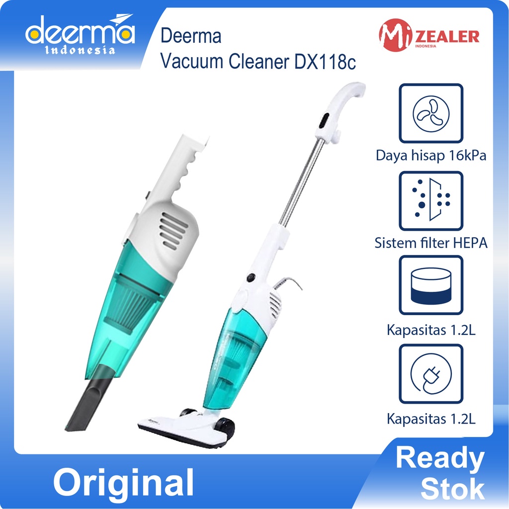 Deerma DX118C Handheld Vacuum Cleaner Portable Household 16000 PA