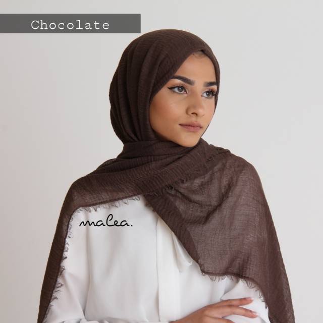 Jual Crinkle Arabian Pashmina Chocolate | Shopee Indonesia