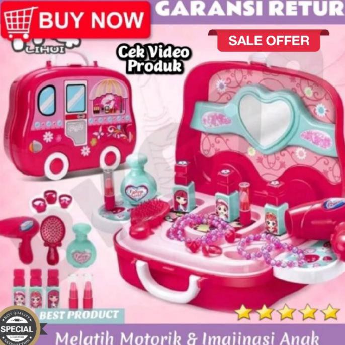 Jual Mainan Anak Perempuan Usia 3-7 Tahun Mainan Alat Kecantikan Wanita Diy | Shopee Indonesia