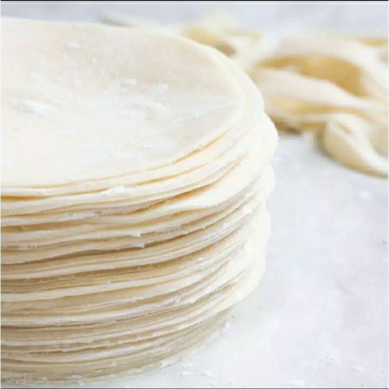 kulit dimsum CRM diameter 7cm!!! anti lengket tipis halal gyoza siomay