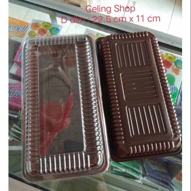 Jual Mika Brownies Kotak Kue Coklat Panjang Uk.m Per 5Pc | Shopee Indonesia