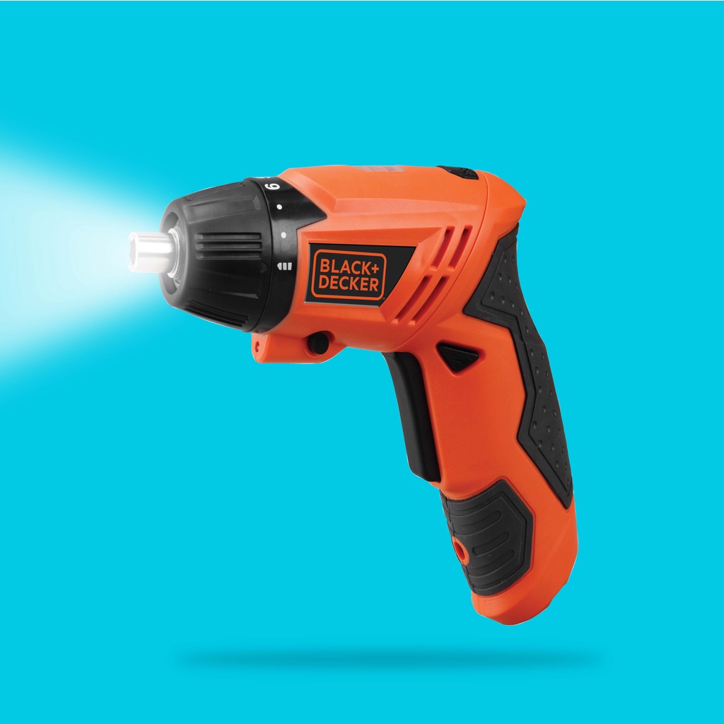 Jual Black + Decker Obeng Elektrik Set Tanpa Kabel Cordless Electric Screwdriver 4.8V (Kc4815-B1) Indonesia|Shopee Indonesia