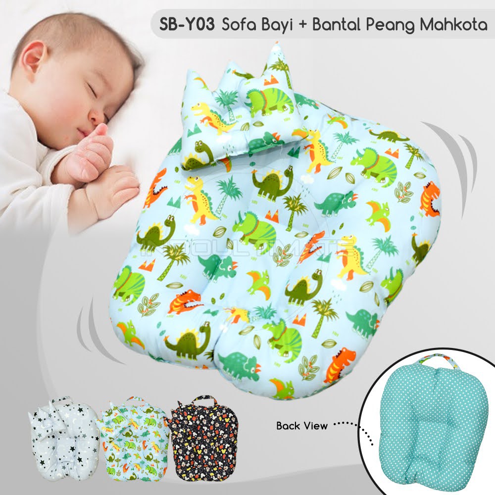 Sofa bayi Multifungsi FREE Bantal Baby Langer Kasur Bayi Empuk Sofa