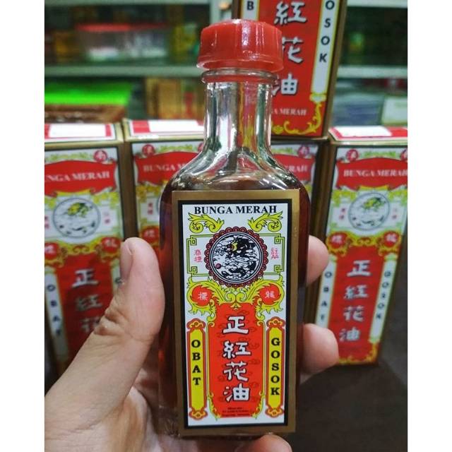 Jual Minyak Gosok Bunga Merah / Minyak Pijet / Minyak Urut / ARAK China