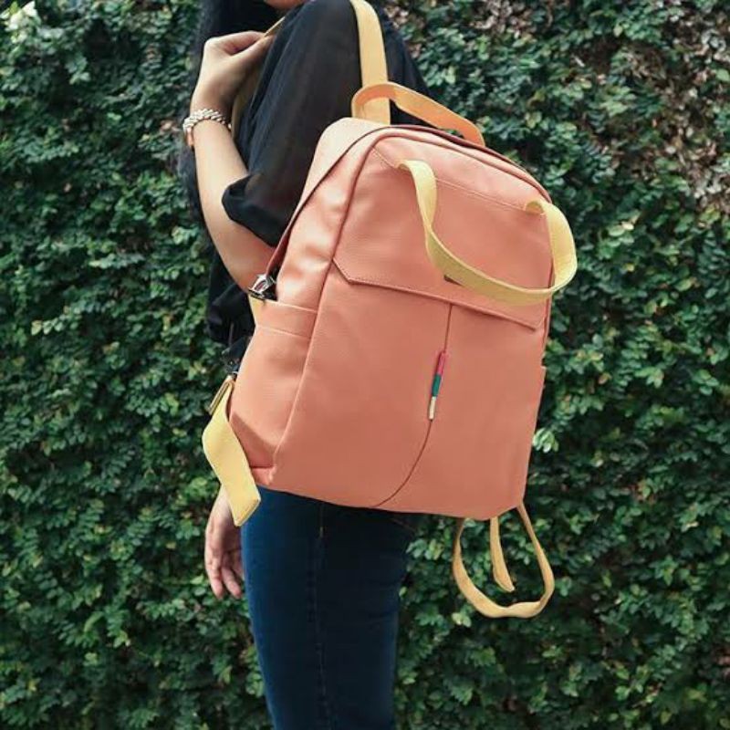 Tas Ransel Danera Orange Rumah Warna Shopee Indonesia
