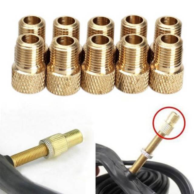 Jual Adaptor Converter Presta Ke Schrader Pentil Dop Ban Balap Fixie | Shopee Indonesia