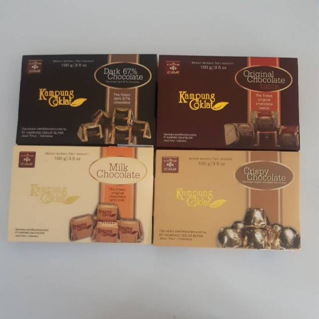 Jual Coklat Kemasan Box [100 Gram] Kampung Coklat Blitar | Shopee Indonesia