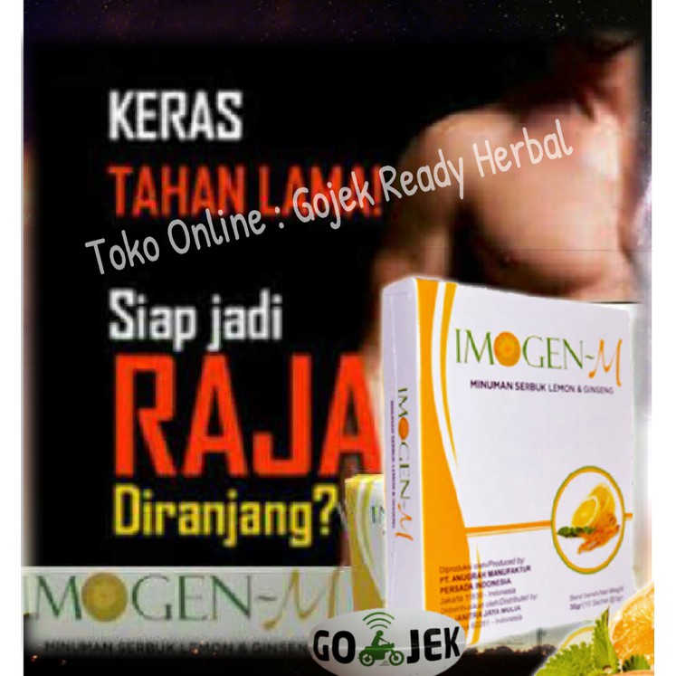 IMOGEN M Obat Kejantanan Pria Kuat Herbal Perkasa Shopee