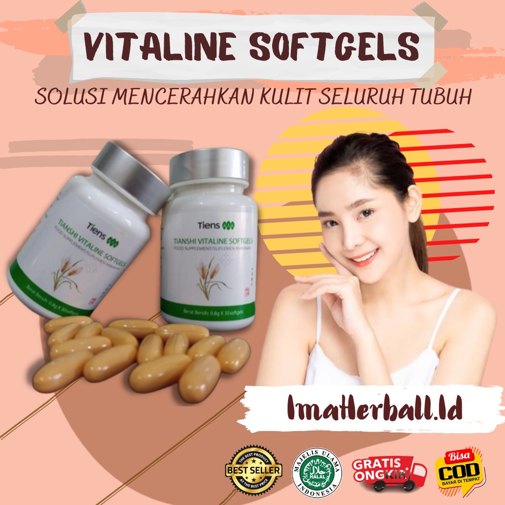 Jual Vitaline Softgels Tiens 100 OriginaL Shopee Indonesia