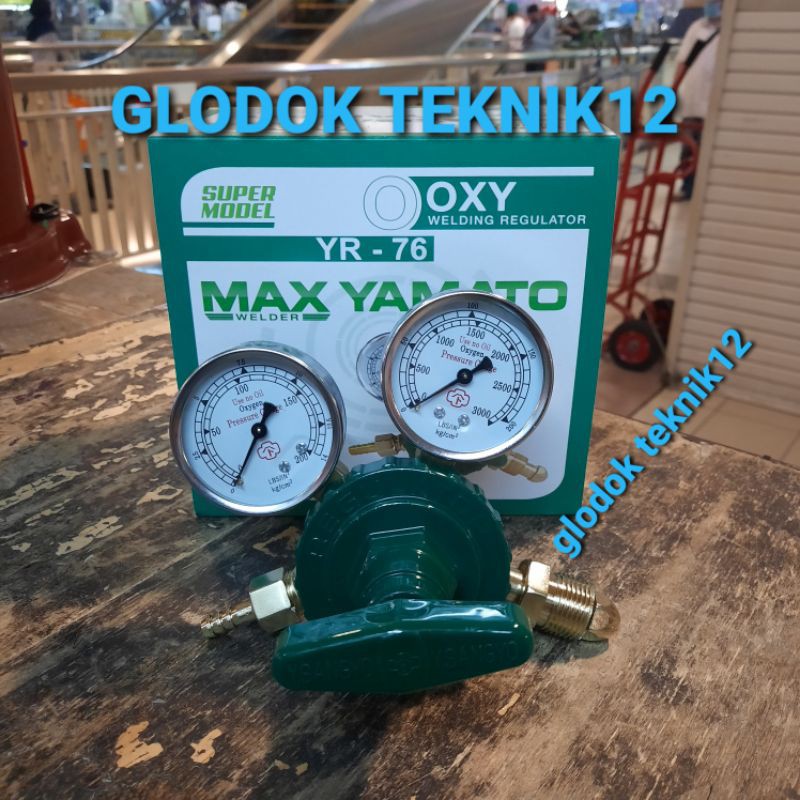 Jual REGULATOR OXYGEN YAMATO / MAX YAMATO YR 76 / REGULATOR GAS OXYGEN MAX YAMATO / WELDING