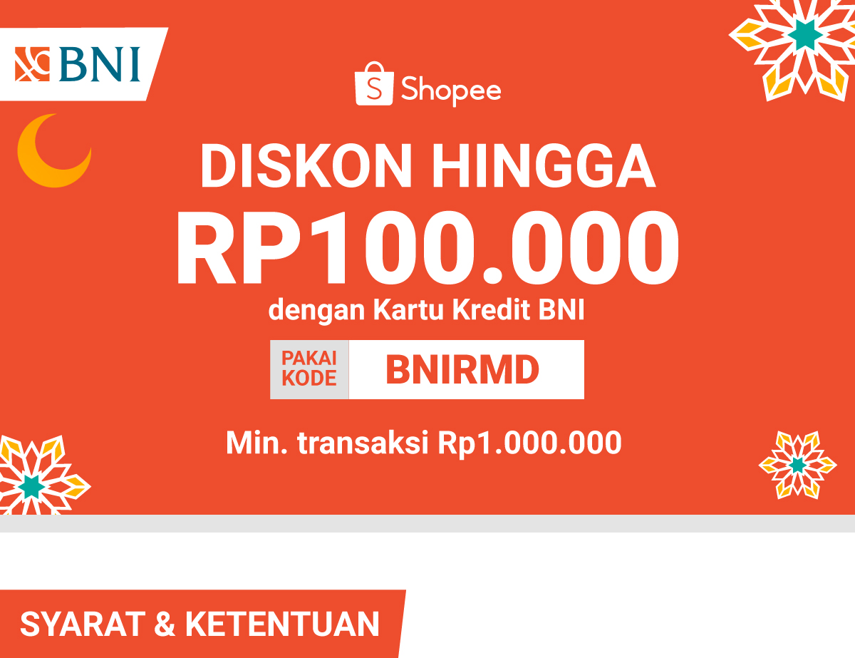 Diskon Hingga 100RB Pakai Kartu Kredit BNI