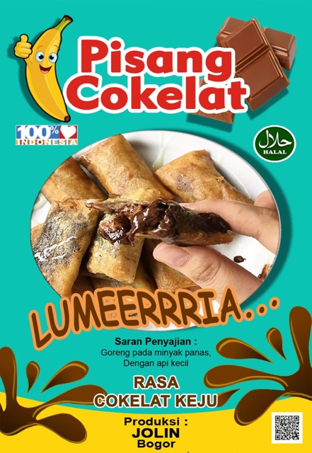 Jual Pisang Cokelat Piscok Lumer Jolin | Shopee Indonesia
