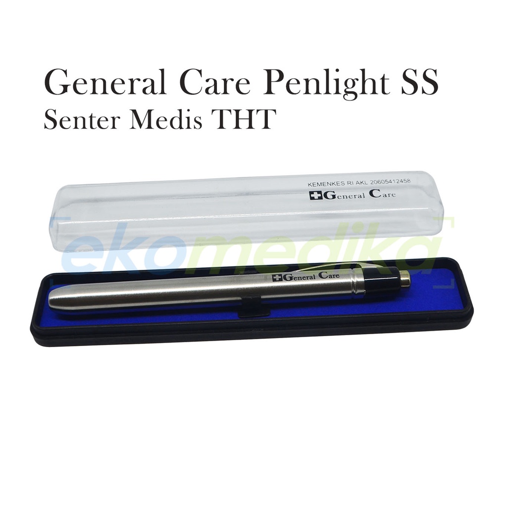 Jual Penlight Stainless Steel GENERAL CARE LED / Senter Medis Steinless