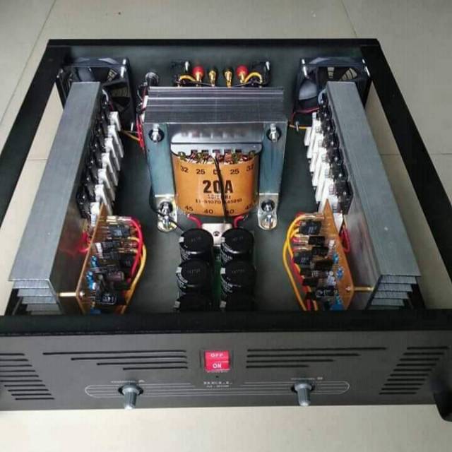Jual Power Amplifier Rakitan 20Amper 1400watt Indonesia