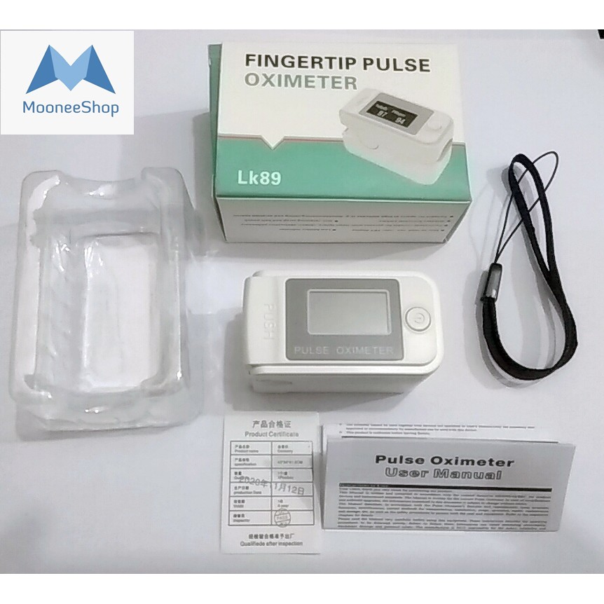 Jual [READY JAKARTA] Fingertip Pulse Oximeter LK89 Oximetry Saturation