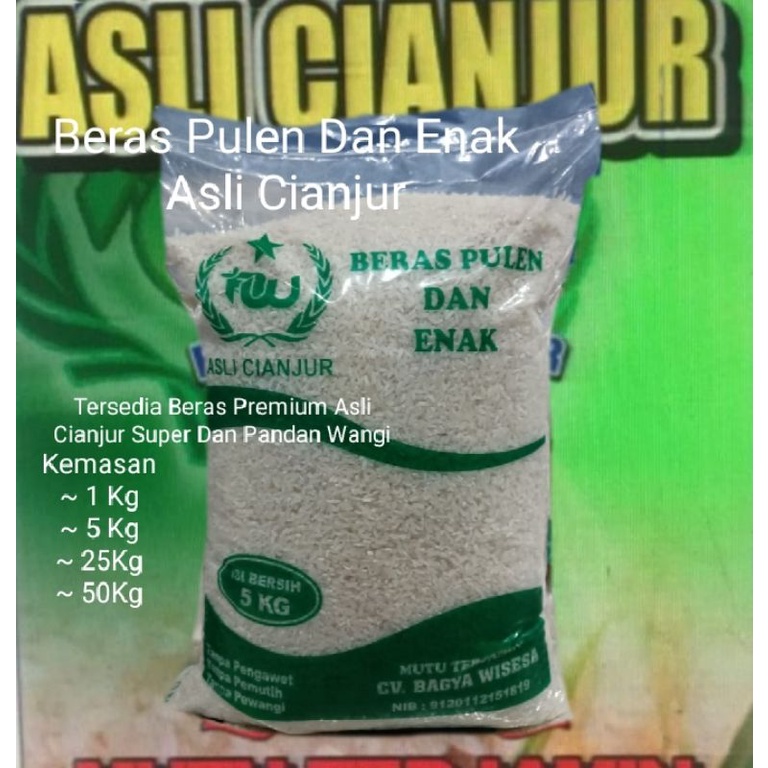 Jual Beras BW Asli Cianjur Super 1kg Indonesia|Shopee Indonesia