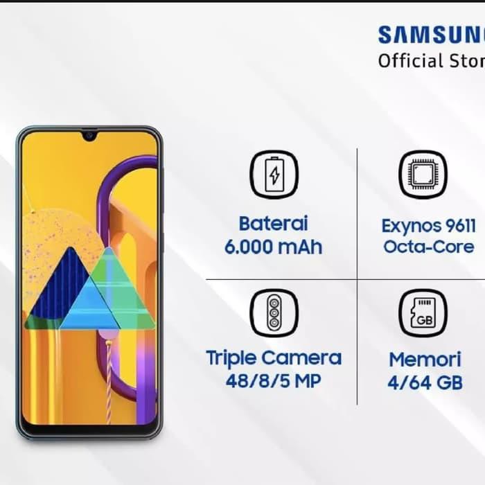 [Baru] samsung m30s ram 4gb 64gb garansi resmi sein