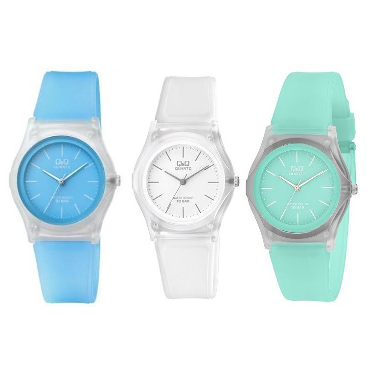 Q&Q QNQ QQ Original Watch Jam Tangan Unisex tali karet jelly