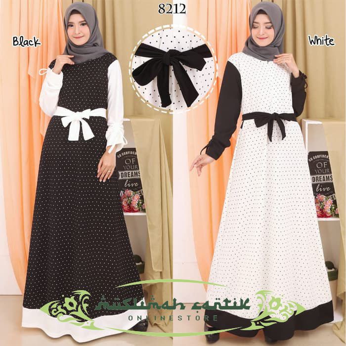 35+ Trend Terbaru Warna Jilbab Yang Cocok Untuk Baju Polkadot Hitam