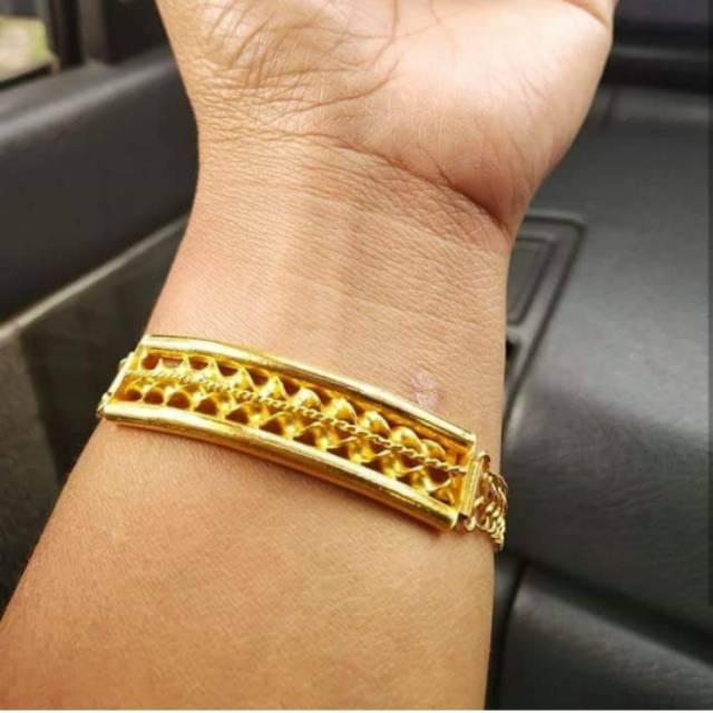 Gelang 30 gram Emas London 24K kadar 99,99% | Shopee Indonesia