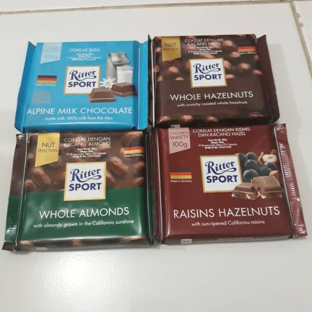 Jual Coklat Ritter Sport 100Gr | Shopee Indonesia