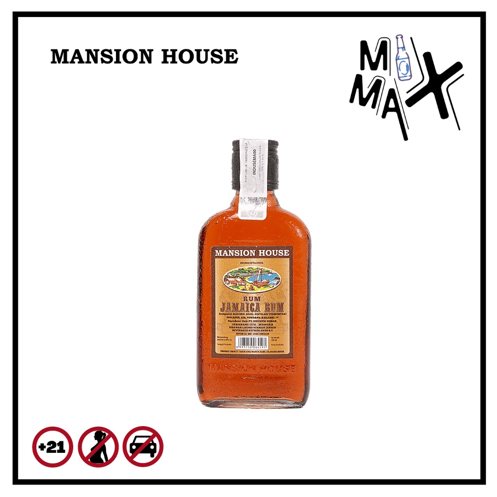Jual Mansion house Jamaica Rum 250 ml Shopee Indonesia