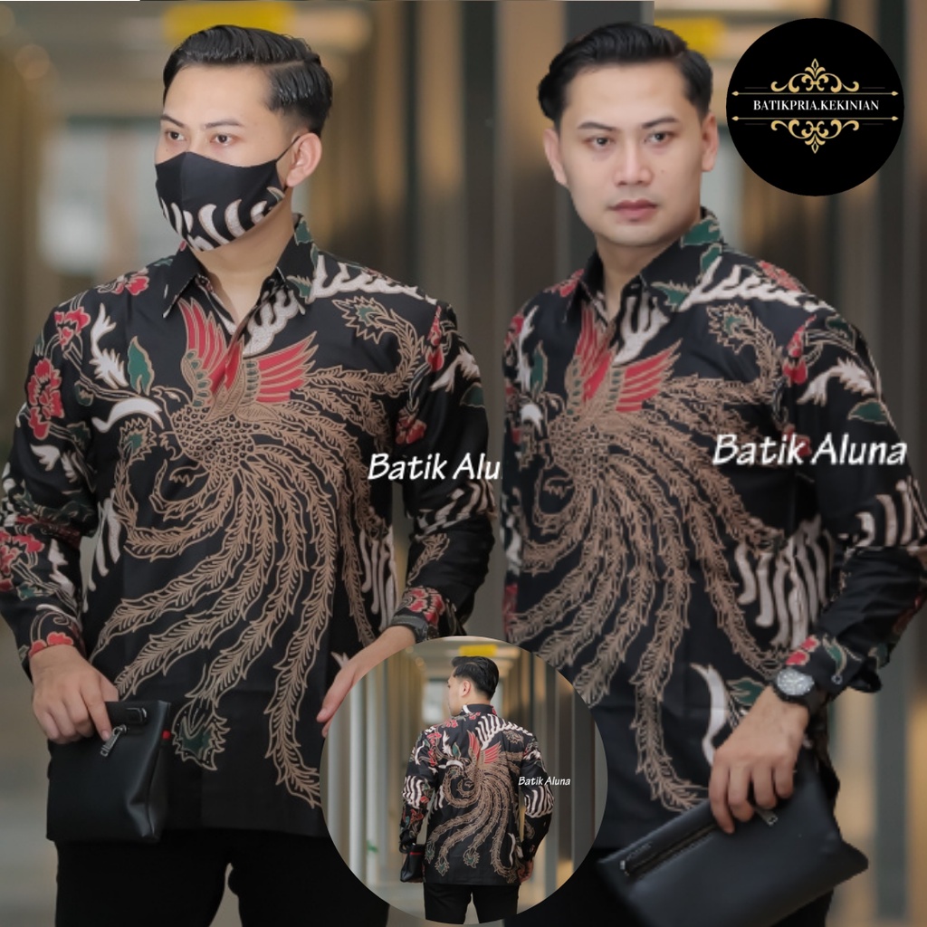 Batik Pria Jumbo Big Size Lengan Panjang Baju Cowok Model Kekinian