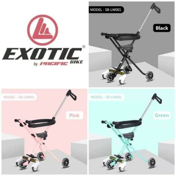 MAGIC STROLLER MICRO TRIKE EXOTIC 5 RODA/SEPEDA DORONGAN