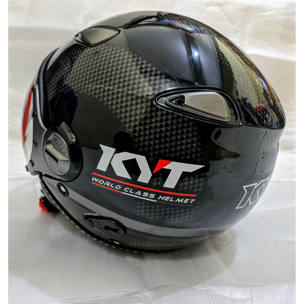 Jual Helm KYT Elsico Motif Carbon Black Shopee Indonesia