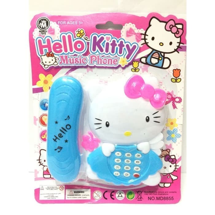 Jual Mainan Telepon Helly Kitty - Mainan Anak Perempuan - Telepon-Teleponan Free Baterai | Shopee Indonesia