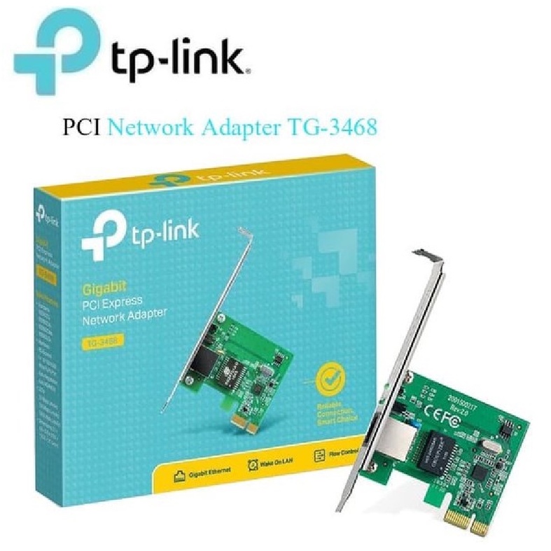 Jual LAN Card TPLink TG3468 Gigabit PCI Express Network Adapter