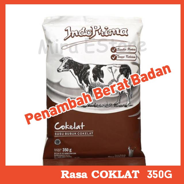 Jual Susu Penggemuk Badan Indoprima Fullcream Rasa Coklat 350G | Shopee Indonesia