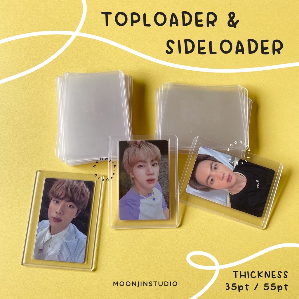 Jual Moonjin Studio Toploader / Sideloader Clear Photocard Kpop Top