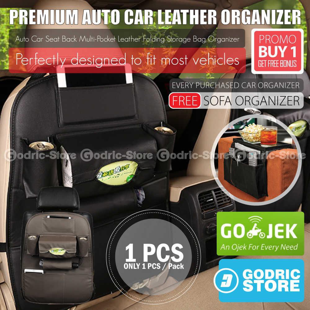 Jual Leather Premium Auto Car Organizer Tas Jok Rak Kulit Elegant Tempat Ti Mb1502 Auto Mobil | Shopee Indonesia