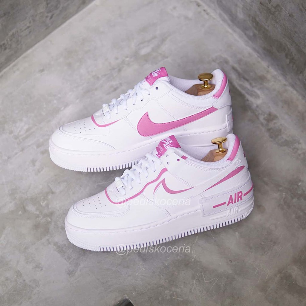 Jual Nike Air Force 1 Shadow White Pink | Shopee Indonesia