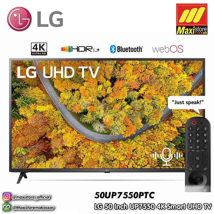 Jual LG 50UP7550 LED 4K UHD Smart TV [50 Inch] UP7550 Garansi Resmi