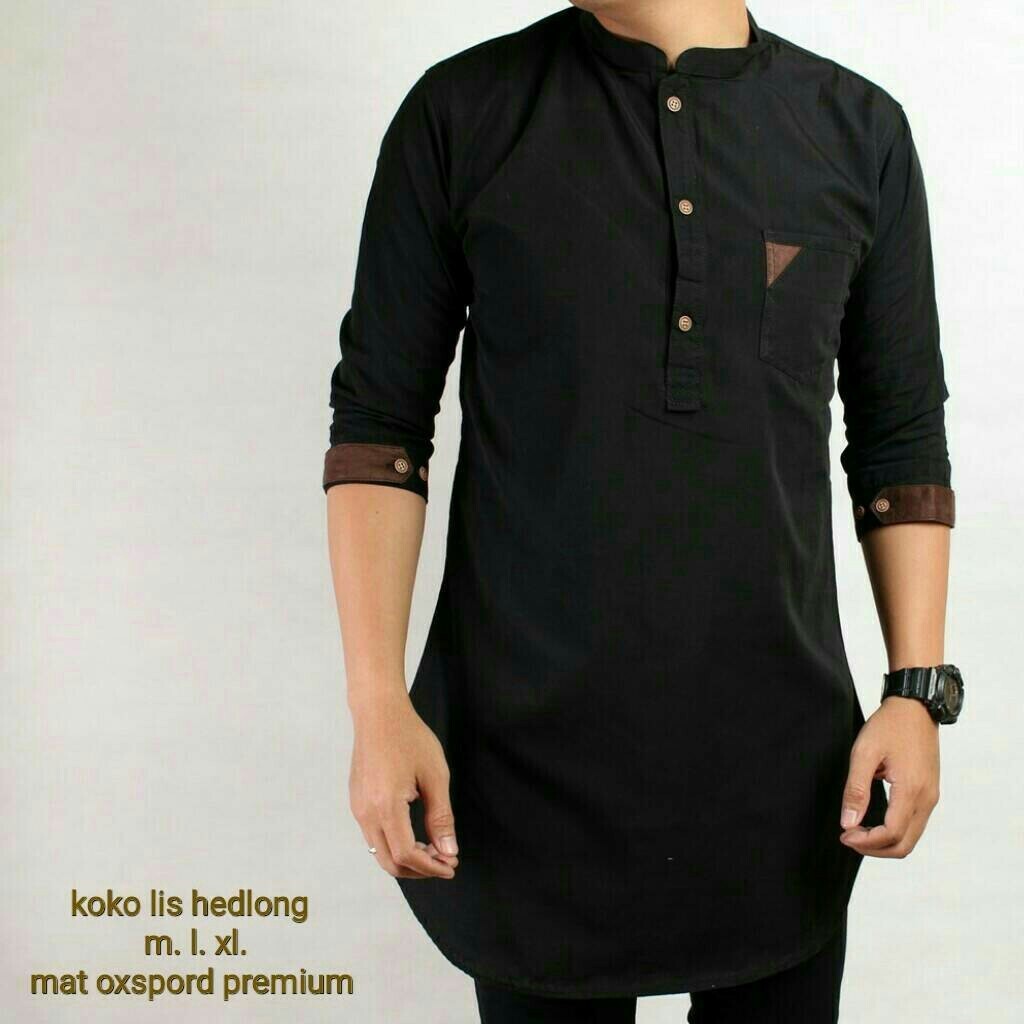 Baju Koko Kurta Pakistan List Hedlong Bahan Oxsford Premium Shopee