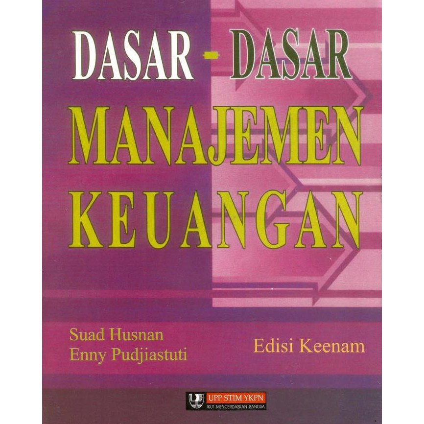 Jual Dasar Dasar Manajemen Keuangan Suad Husnan Indonesia