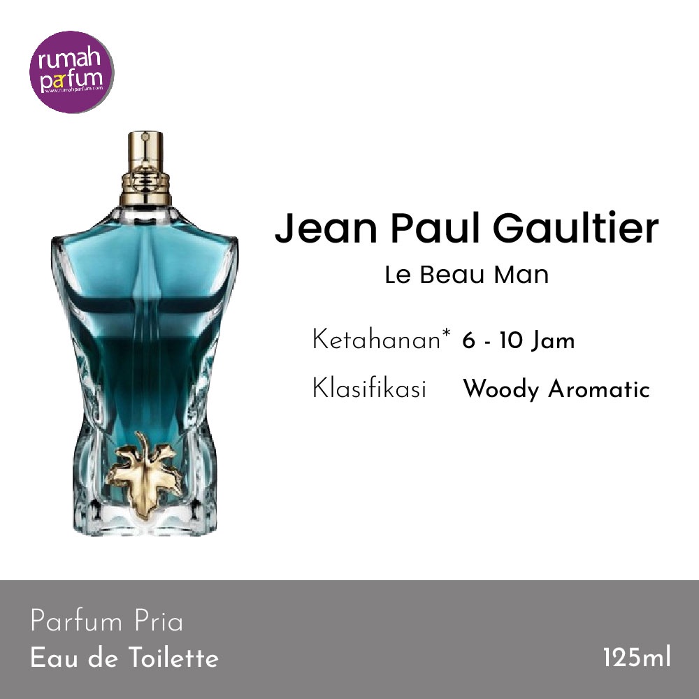Jual Parfum Jean Paul Gaultier Le Beau Man 125 Ml Indonesia|Shopee Indonesia